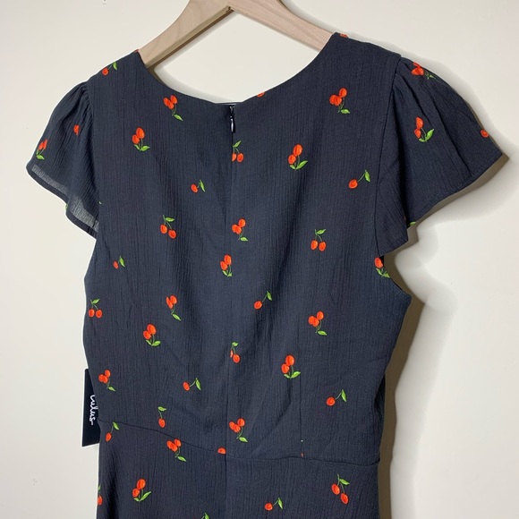 Lulu’s Best Day Ever Cherry Print Skater Dress - Picture 6 of 8